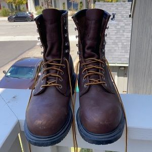 Red Wing Steel Toed Boots